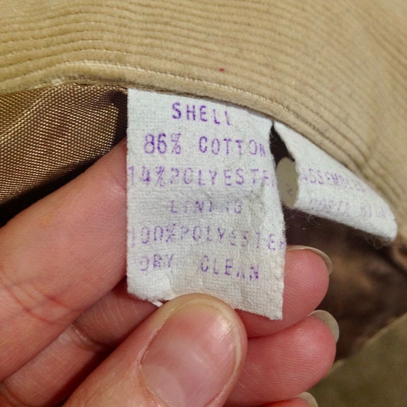 OSCAR DE LA RENTA Vintage Corduroy Jacket Size 9/10 - Picture 6 of 8